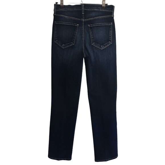 L'Agence Jeans Women's Size 25 Dark Blue Cotton Blend Alexia Columbia - Picture 2 of 7